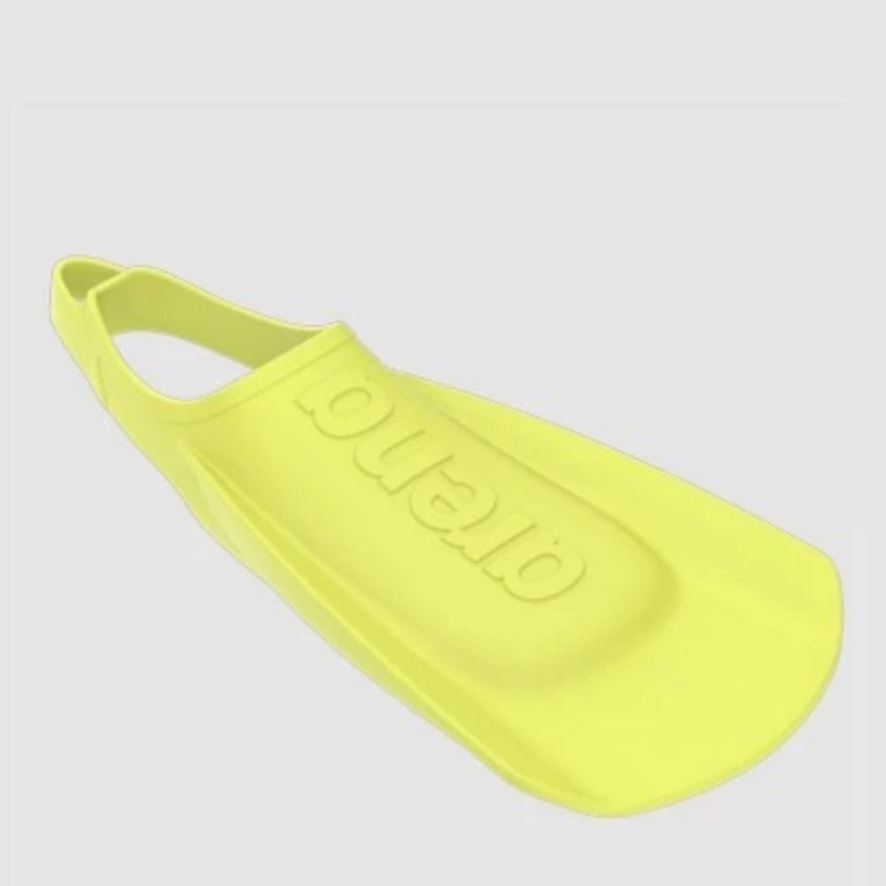 ARENA TRAINING SWIM FIN Men, Lime, NWT display pair